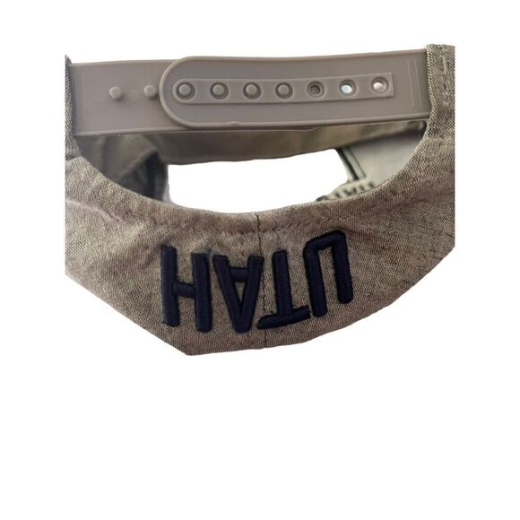 Zephyr Men's Gray Adjustable Snapback Utah Jazz Basketball Trucker Cap OSFA - Picture 4 of 9